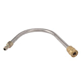 Pressure Washer Extension Wand Stainless Steel Brass 4000psi 1/4 Inch Quick Connect Power Washer Curved Rod Spray Lance for Replacement U Shaped