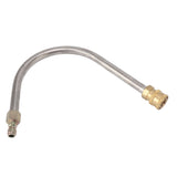 Pressure Washer Extension Wand Stainless Steel Brass 4000psi 1/4 Inch Quick Connect Power Washer Curved Rod Spray Lance for Replacement U Shaped