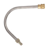 Pressure Washer Extension Wand Stainless Steel Brass 4000psi 1/4 Inch Quick Connect Power Washer Curved Rod Spray Lance for Replacement U Shaped
