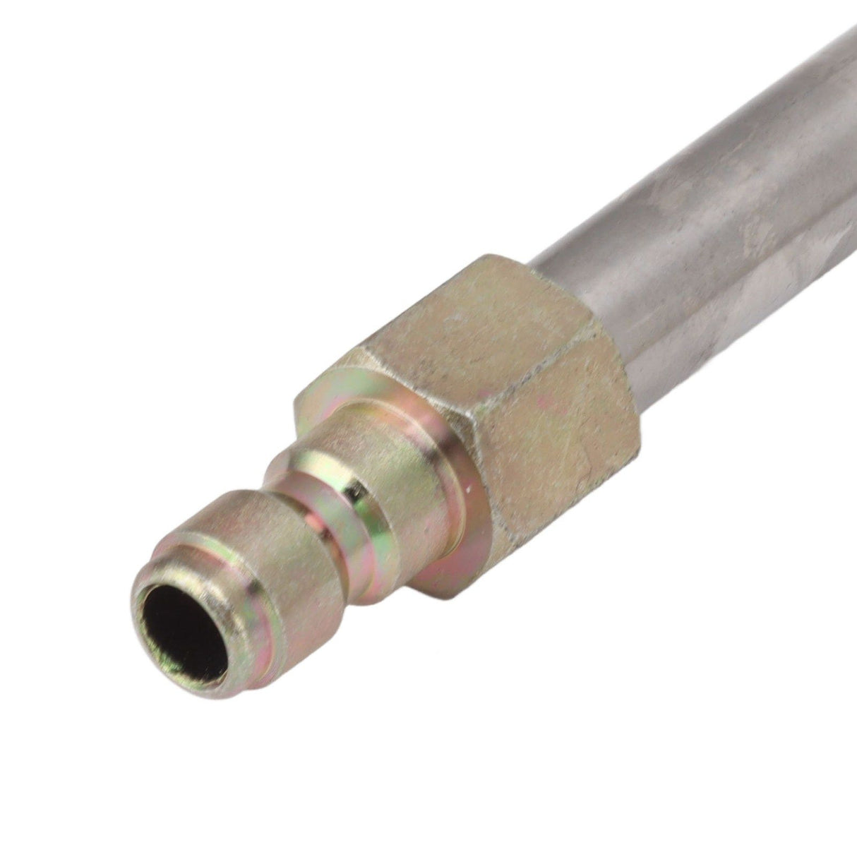 Pressure Washer Extension Wand Stainless Steel Brass 4000psi 1/4 Inch Quick Connect Power Washer Curved Rod Spray Lance for Replacement U Shaped