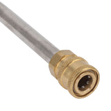 Pressure Washer Extension Wand Stainless Steel Brass 4000psi 1/4 Inch Quick Connect Power Washer Curved Rod Spray Lance for Replacement U Shaped - Extra Image