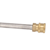 Pressure Washer Extension Wand Stainless Steel Brass 4000psi 1/4 Inch Quick Connect Power Washer Curved Rod Spray Lance for Replacement U Shaped