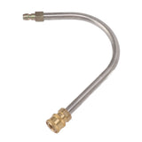 Pressure Washer Extension Wand Stainless Steel Brass 4000psi 1/4 Inch Quick Connect Power Washer Curved Rod Spray Lance for Replacement U Shaped with 5 Nozzles - Extra Image