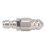 56MM Sewer Jet Nozzle 5000PSI 1 Front 6 Rear Stainless Steel Sewer Jet Nozzle for Pipe Unclogging Toilet Clog Remover - Rear View