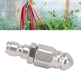 56MM Sewer Jet Nozzle 5000PSI 1 Front 6 Rear Stainless Steel Sewer Jet Nozzle for Pipe Unclogging Toilet Clog Remover - Extra Image