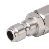 56MM Sewer Jet Nozzle 5000PSI 1 Front 6 Rear Stainless Steel Sewer Jet Nozzle for Pipe Unclogging Toilet Clog Remover - Extra Image