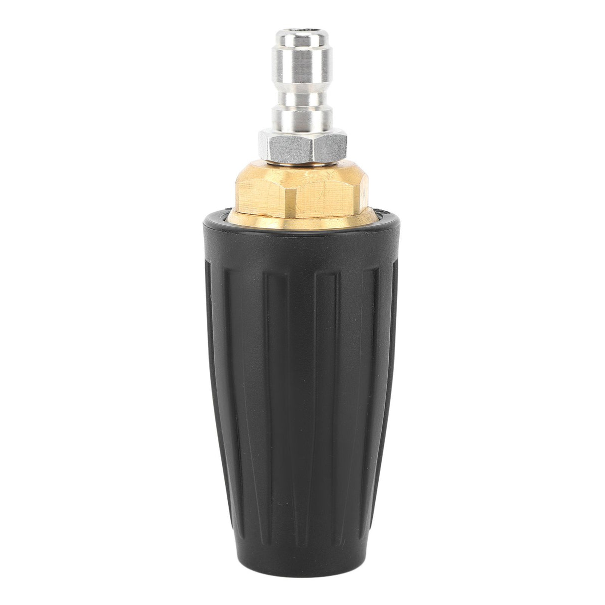 Pressure Washer Turbo Nozzle 1/4in Quick Connect Ceramic Core Copper 3000PSI Rotating Turbo Nozzle Black