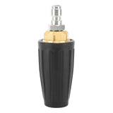 Pressure Washer Turbo Nozzle 1/4in Quick Connect Ceramic Core Copper 3000PSI Rotating Turbo Nozzle Black - Extra Image