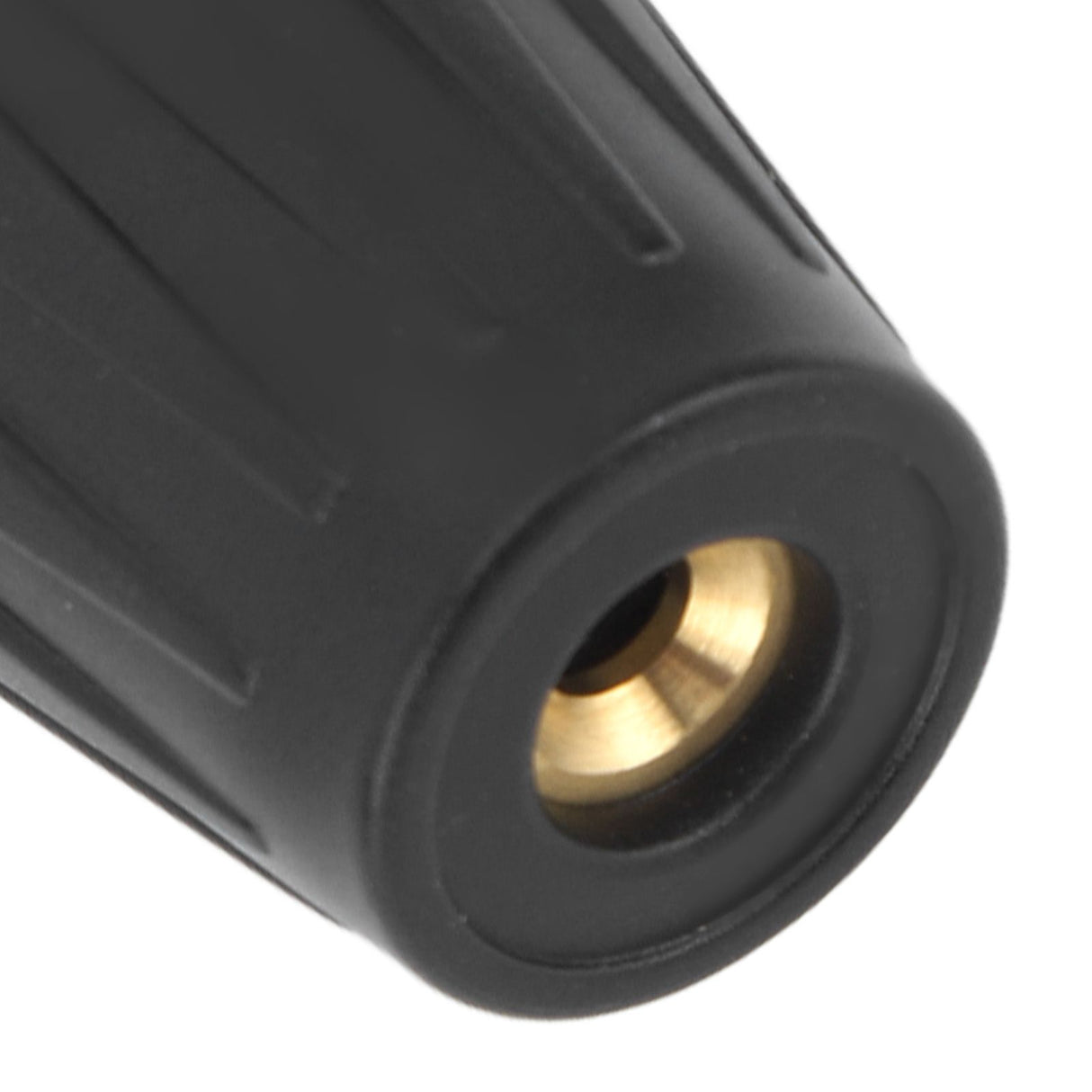 Pressure Washer Turbo Nozzle 1/4in Quick Connect Ceramic Core Copper 3000PSI Rotating Turbo Nozzle Black