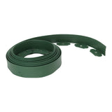 Landscape Edging Kit Lawn Edging Include 15 Spikes PE Garden Edging Border for Landscaping Flower Gardens Lawn - Front View