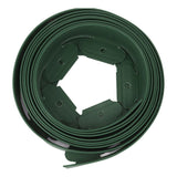 Landscape Edging Kit Lawn Edging Include 15 Spikes PE Garden Edging Border for Landscaping Flower Gardens Lawn - Extra Image