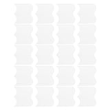 20PCS Interlocking Landscaping Edging Kit Weatherproof Garden Landscape Edging Border Hammer in Lawn Edge White