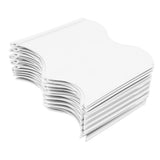 20PCS Interlocking Landscaping Edging Kit Weatherproof Garden Landscape Edging Border Hammer in Lawn Edge White - Extra Image