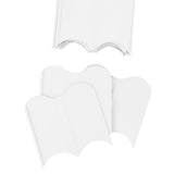 20PCS Interlocking Landscaping Edging Kit Weatherproof Garden Landscape Edging Border Hammer in Lawn Edge White
