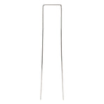 100Pcs U Shaped Garden Stakes Galvanized Steel Landscape Stakes Pins for Weed Barrier Sod Fabric Decorations Roughness 2.5mm/0.10in