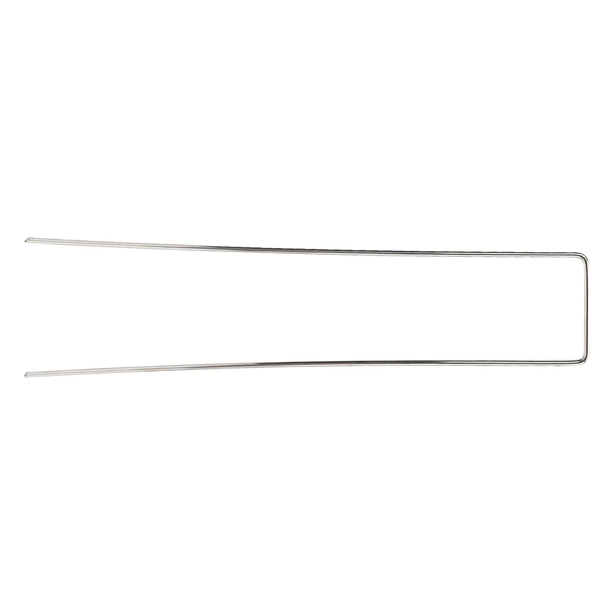 100Pcs U Shaped Garden Stakes Galvanized Steel Landscape Stakes Pins for Weed Barrier Sod Fabric Decorations Roughness 2.5mm/0.10in