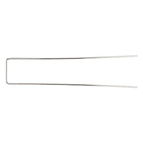 100Pcs U Shaped Garden Stakes Galvanized Steel Landscape Stakes Pins for Weed Barrier Sod Fabric Decorations Roughness 2.5mm/0.10in - Low Angle