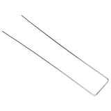 100Pcs U Shaped Garden Stakes Galvanized Steel Landscape Stakes Pins for Weed Barrier Sod Fabric Decorations Roughness 2.5mm/0.10in - Extra Image