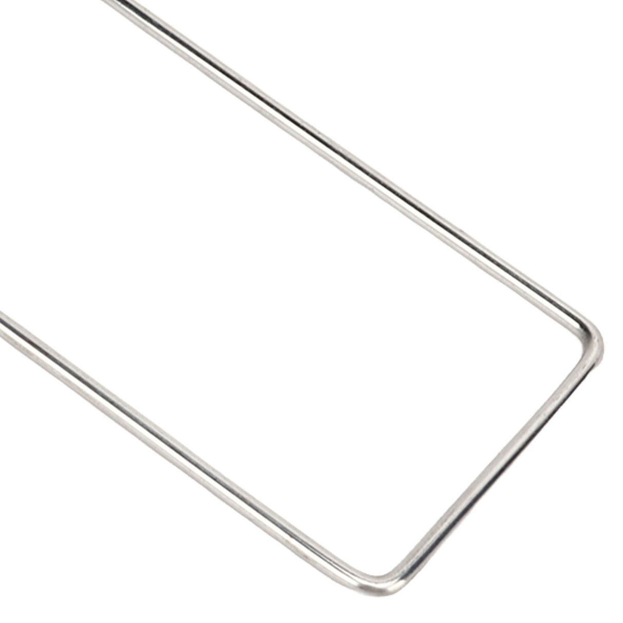 100Pcs U Shaped Garden Stakes Galvanized Steel Landscape Stakes Pins for Weed Barrier Sod Fabric Decorations Roughness 2.5mm/0.10in