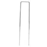 50Pcs Galvanized Steel Garden Stakes U Shaped Tent Stakes U Shaped Galvanized Landscape Pins Heavy Duty Yard Ground Pin 4x10cm 0.4mm Thickness
