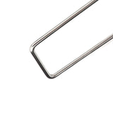 50Pcs Galvanized Steel Garden Stakes U Shaped Tent Stakes U Shaped Galvanized Landscape Pins Heavy Duty Yard Ground Pin 4x10cm 0.4mm Thickness - Extra Image