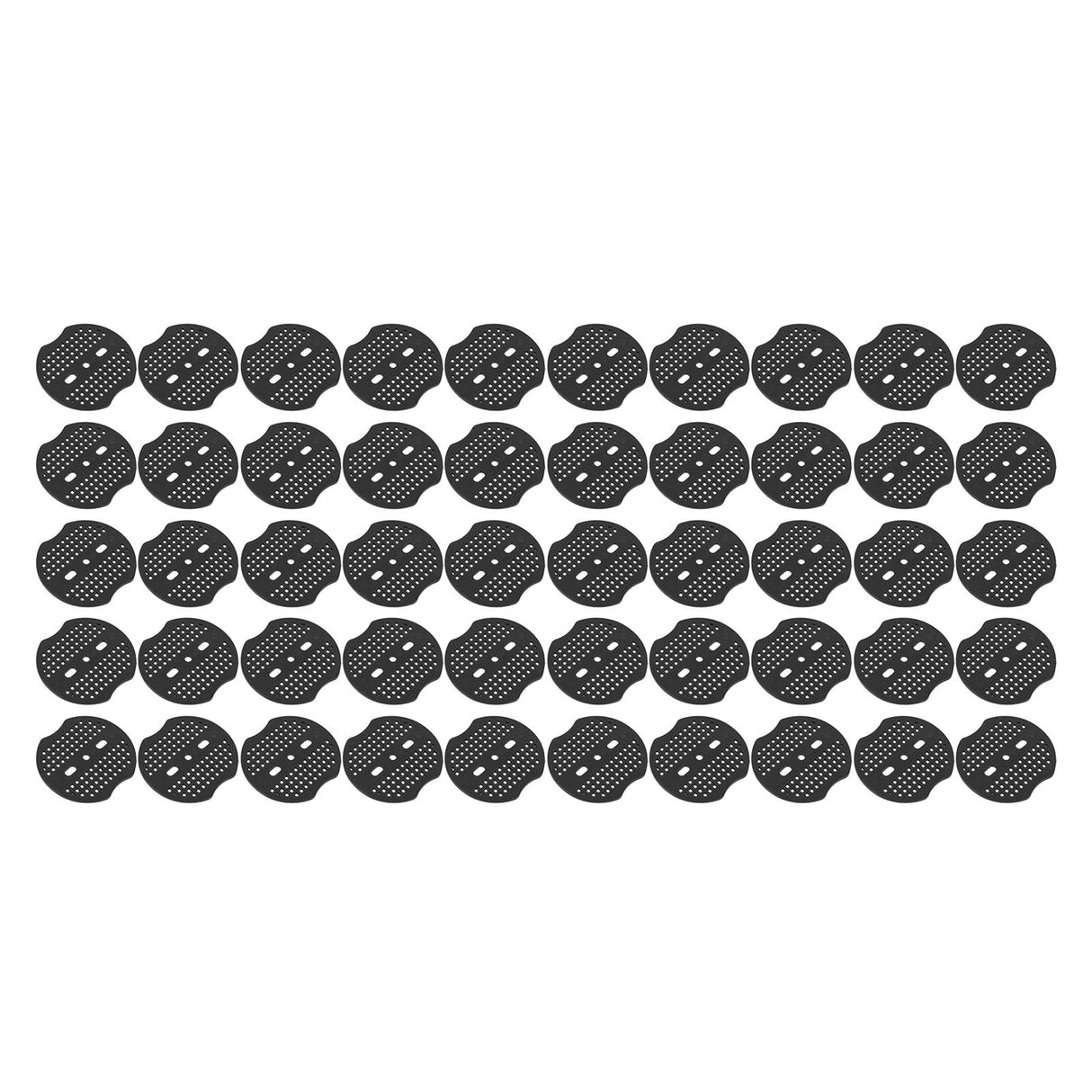 Garden Stakes Gasket Landscape Plastic Gasket Garden Stakes Pad for Weed Barrier Create Sturdier Hold 50pcs