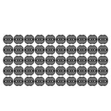 Garden Stakes Gasket Landscape Plastic Gasket Garden Stakes Pad for Weed Barrier Create Sturdier Hold 50pcs - Top-Down View