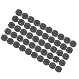 Garden Stakes Gasket Landscape Plastic Gasket Garden Stakes Pad for Weed Barrier Create Sturdier Hold 50pcs - Close-Up Angle
