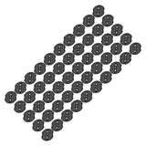 Garden Stakes Gasket Landscape Plastic Gasket Garden Stakes Pad for Weed Barrier Create Sturdier Hold 50pcs