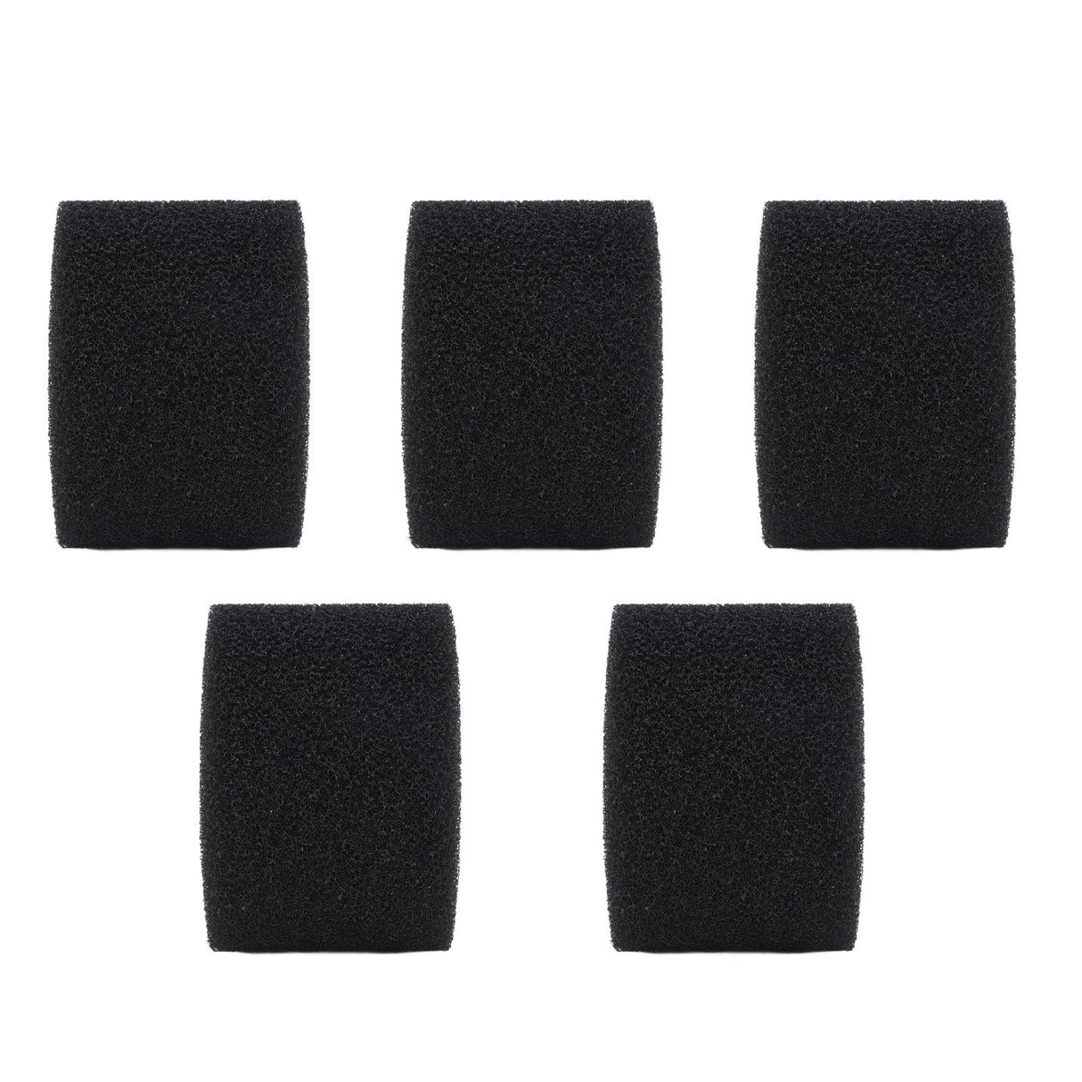5PCS Pool Filter Sponge PU Sponge Black Reusable Washable Cylindrical Simming Pool Filter Foam for Pool Pump S