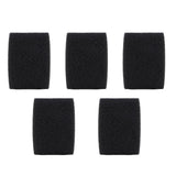 5PCS Pool Filter Sponge PU Sponge Black Reusable Washable Cylindrical Simming Pool Filter Foam for Pool Pump S - 45-Degree Angle