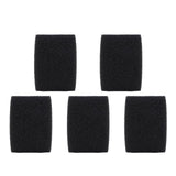 5PCS Pool Filter Sponge PU Sponge Black Reusable Washable Cylindrical Simming Pool Filter Foam for Pool Pump S