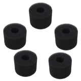 5PCS Pool Filter Sponge PU Sponge Black Reusable Washable Cylindrical Simming Pool Filter Foam for Pool Pump S