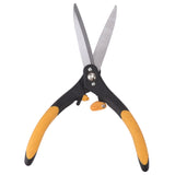 Hedge Shears Garden Pruning Shears Low Friction 65 Manganese Steel Blade Gardening Scissors Bypass Pruning Shears - Close-Up Angle