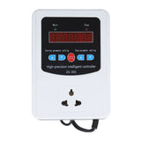 1500W Digital Humidity Controller LCD Display Humidistat Plastic Timing Air Humidity Controller for Home Farm Greenhouse AU Standard 220V - Front View