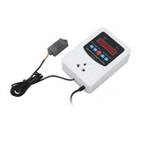 1500W Digital Humidity Controller LCD Display Humidistat Plastic Timing Air Humidity Controller for Home Farm Greenhouse AU Standard 220V - Rear View