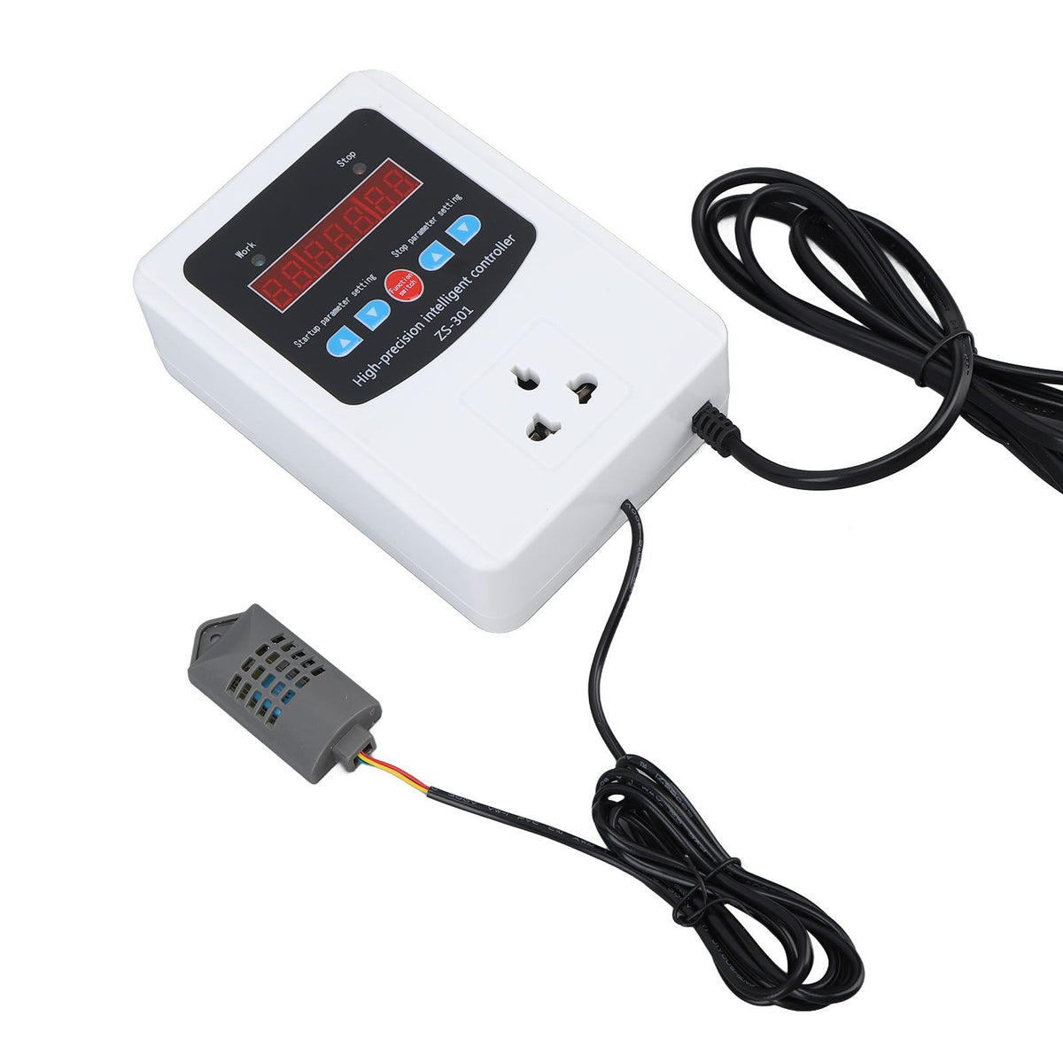 1500W Digital Humidity Controller LCD Display Humidistat Plastic Timing Air Humidity Controller for Home Farm Greenhouse AU Standard 220V
