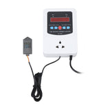1500W Digital Humidity Controller LCD Display Humidistat Plastic Timing Air Humidity Controller for Home Farm Greenhouse AU Standard 220V