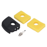 590581Air Filter Cover Air Filter Spark Plug Kit Replacement for 450E 500E 125CC Series Engine 799579 - 45-Degree Angle