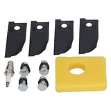 18inch Lawn Mower Blades Spark Plugs Air Filter Replacement Kit for 450E 500E 550E 550EX Motor