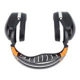 Noise Reduction Earmuffs Foldable Lightweight Hearing Protection Safety Over Head Ear Muff for Garden Shooting Mowing Black White