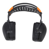 Noise Reduction Earmuffs Foldable Lightweight Hearing Protection Safety Over Head Ear Muff for Garden Shooting Mowing Black