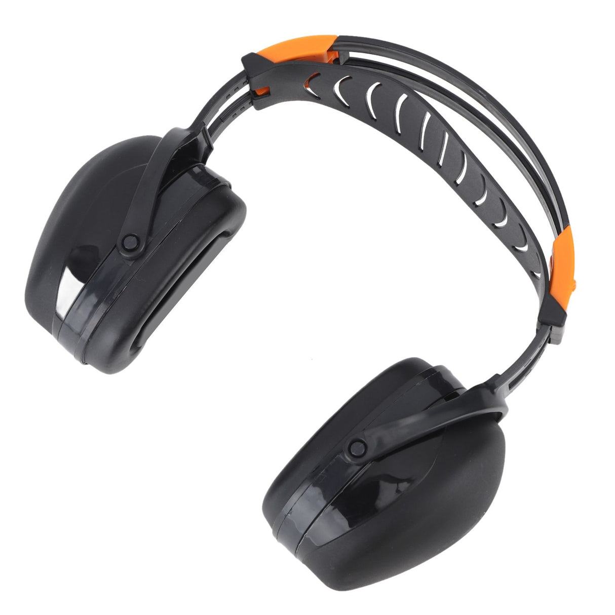 Noise Reduction Earmuffs Foldable Lightweight Hearing Protection Safety Over Head Ear Muff for Garden Shooting Mowing Black