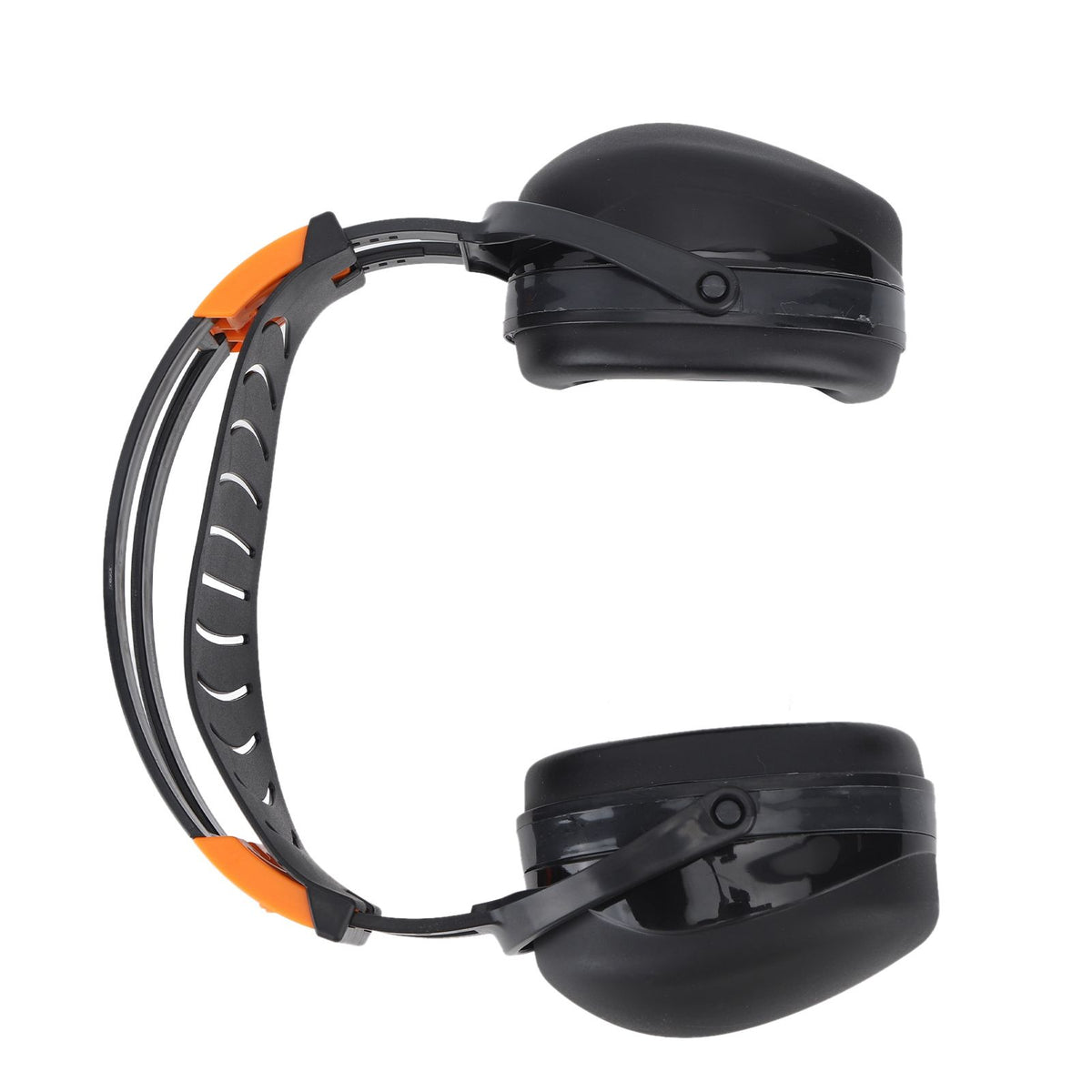 Noise Reduction Earmuffs Foldable Lightweight Hearing Protection Safety Over Head Ear Muff for Garden Shooting Mowing Black