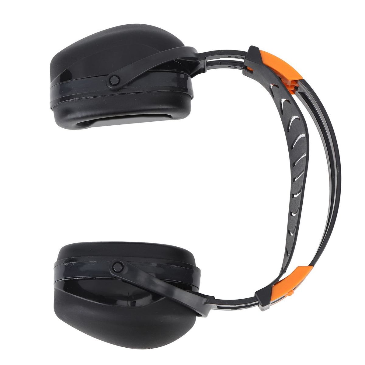 Noise Reduction Earmuffs Foldable Lightweight Hearing Protection Safety Over Head Ear Muff for Garden Shooting Mowing Black