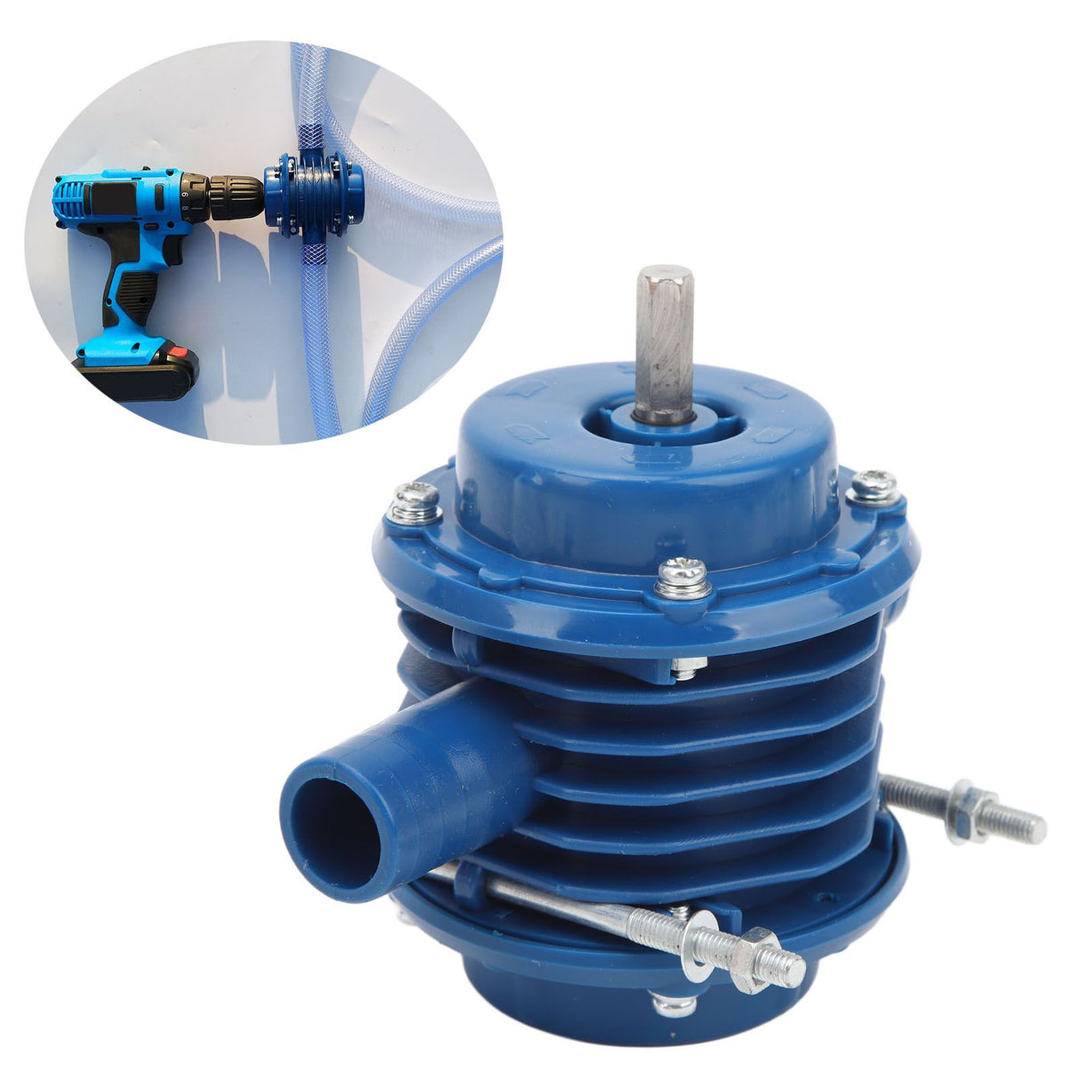Mini Self Priming Pump Heavy Duty Electric Centrifugal Pump for Irrigate Garden Add Oil Discharge Oil