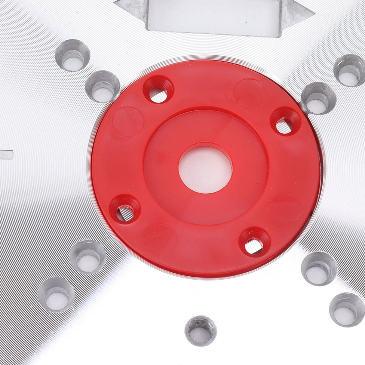Router Table Insert Plate Woodworking Aluminum Router Plate with 4 Insert Rings for Wood Trimming Milling Slotting