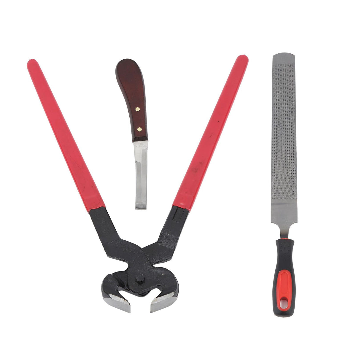 Hoof Repair Tool Kit Steel Double Sided File Hoof Trimmer Tool Kit for Horses Cattle Sheep Donkeys