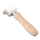40mm Seam Roller High Temperature Resistant Seam Hand Pressure Roller for PVC Welding White - Front View