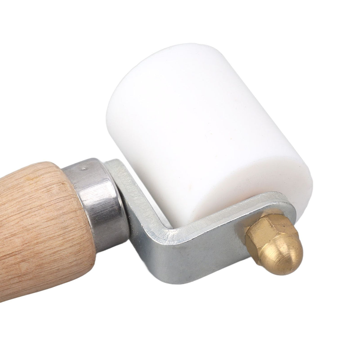 40mm Seam Roller High Temperature Resistant Seam Hand Pressure Roller for PVC Welding White